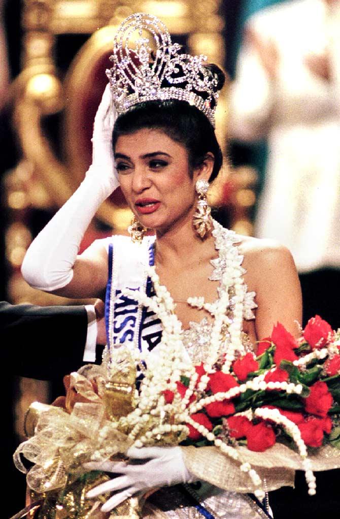 Sushmita Sen wins Miss Universe on May 21, 1994