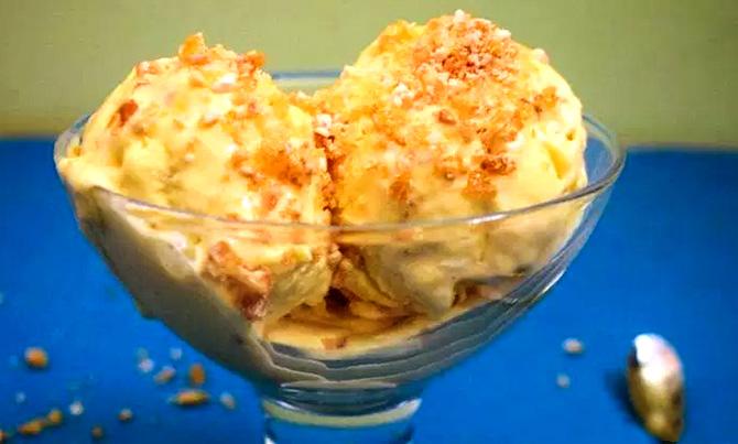 Butterscotch ice cream