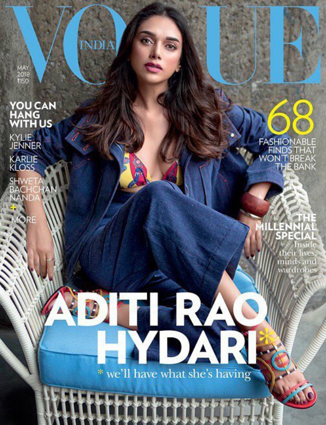 Aditi Rao Hydari on Vogue India's May issue