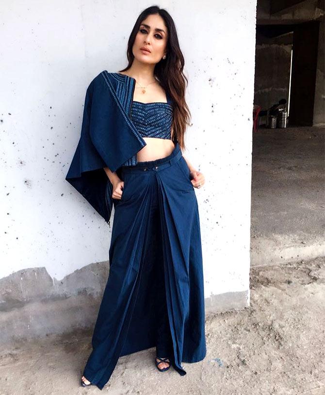 Kareena in blue