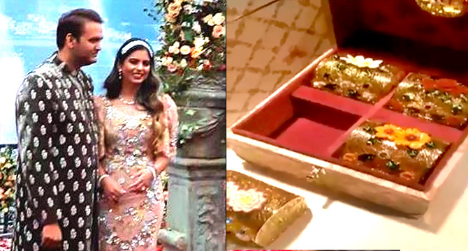 Isha Ambani wedding invite