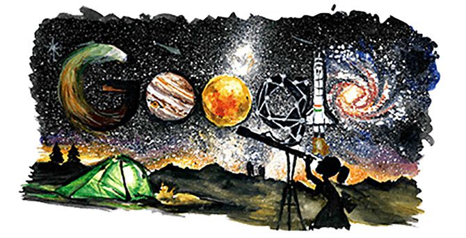 Google doodle created by Rahul Pingla