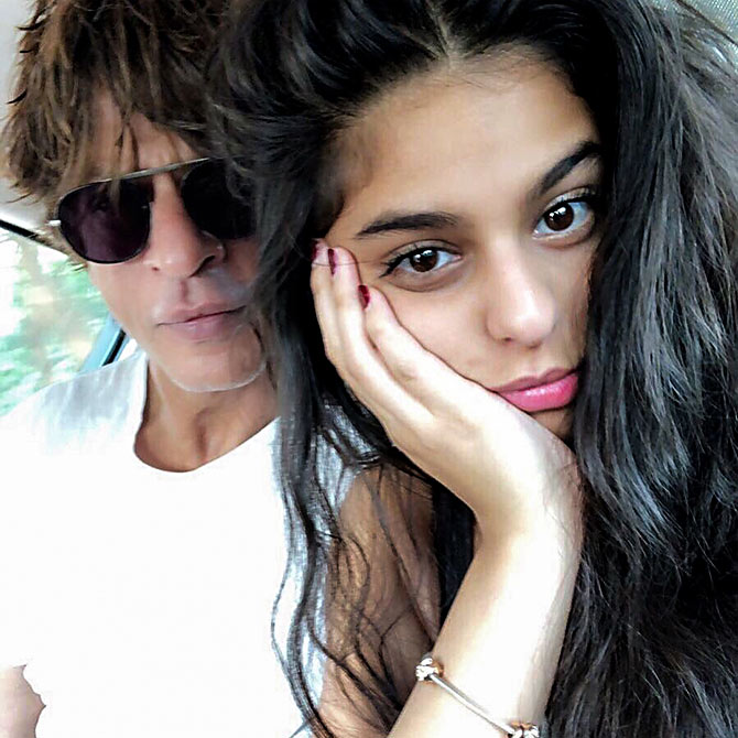 Shah Rukh Khan and Suhana