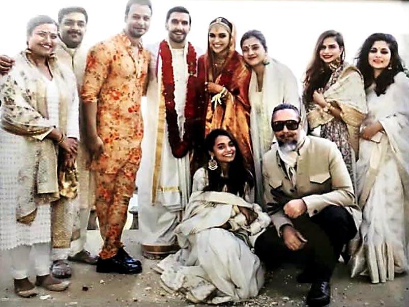 Deepika's bridal team