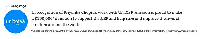 Amazon donates to UNICEF