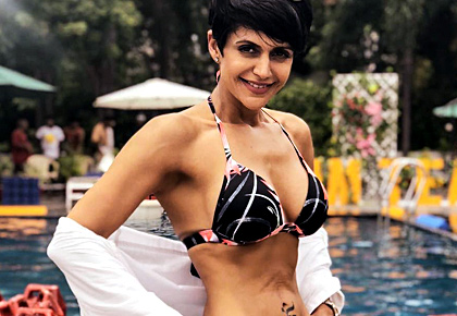 Mandira Bedi Sex Video - Psst! This is what Mandira Bedi does for a sexy, sculpted core - Rediff.com