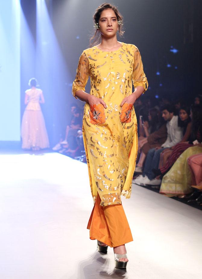 Shriya Saran walks for Ashwini Reddy