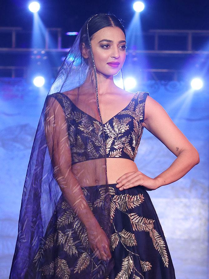 Radhika Apte walks for Aroka