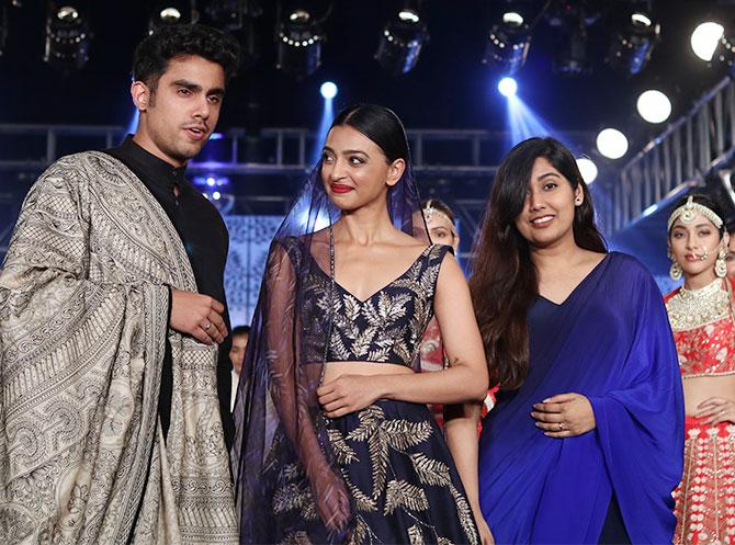 Radhika Apte walks for Aroka