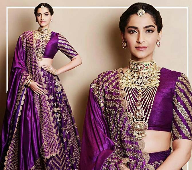Why is Sonam Kapoor dressed as a bride? - Rediff.com Get Ahead