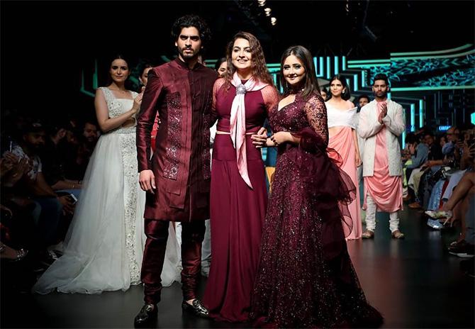 Shazahn Padamsee at India Runway Week 2019