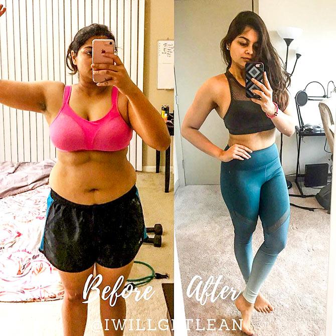 Tanvi's fitness journey