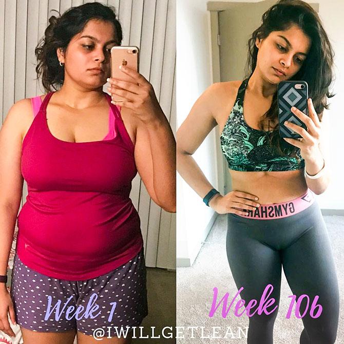 Tanvi's fitness journey