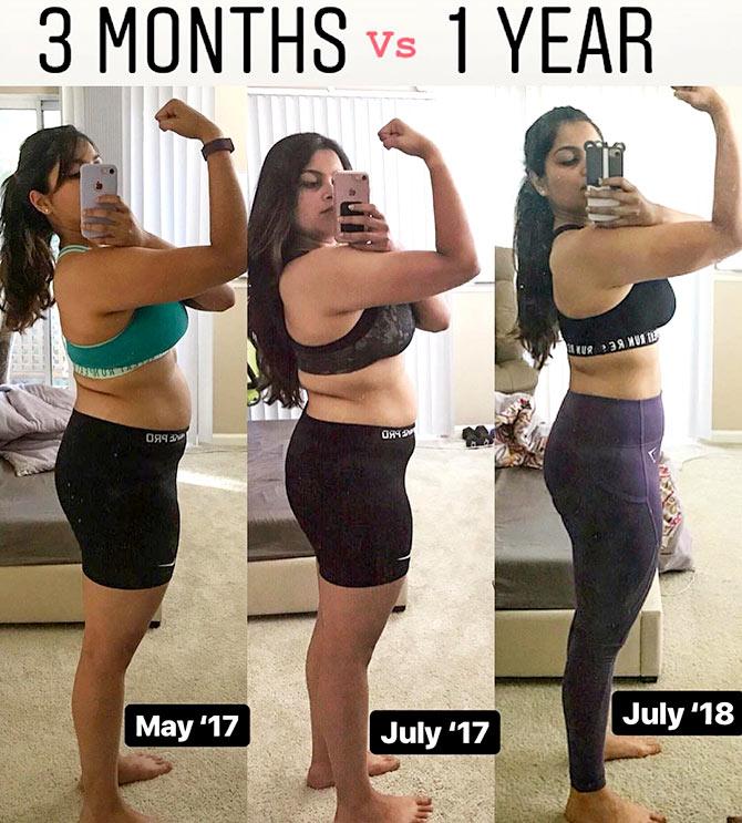 Tanvi's fitness journey