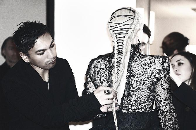 Frederic Aspiras, Lady Gaga's hair stylist