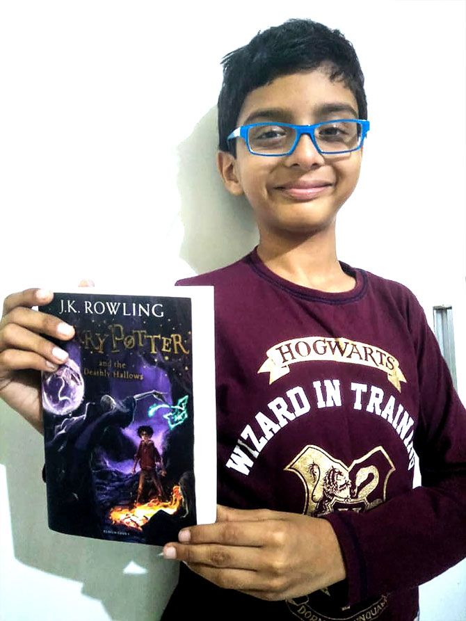 Vihaan Kulkarni loves the Harry Potter series