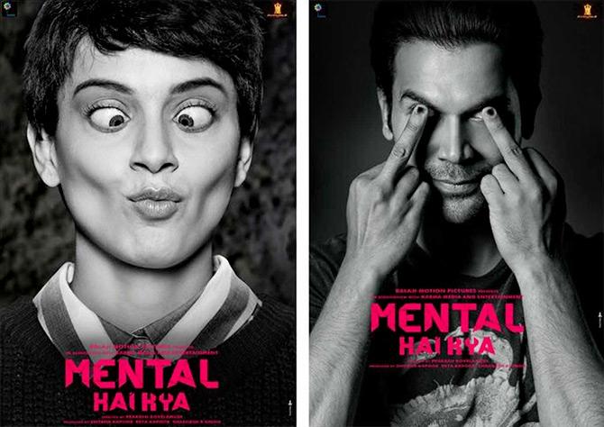 Kangana Ranaut and Rajkummar Rao in Mental Hai Kya