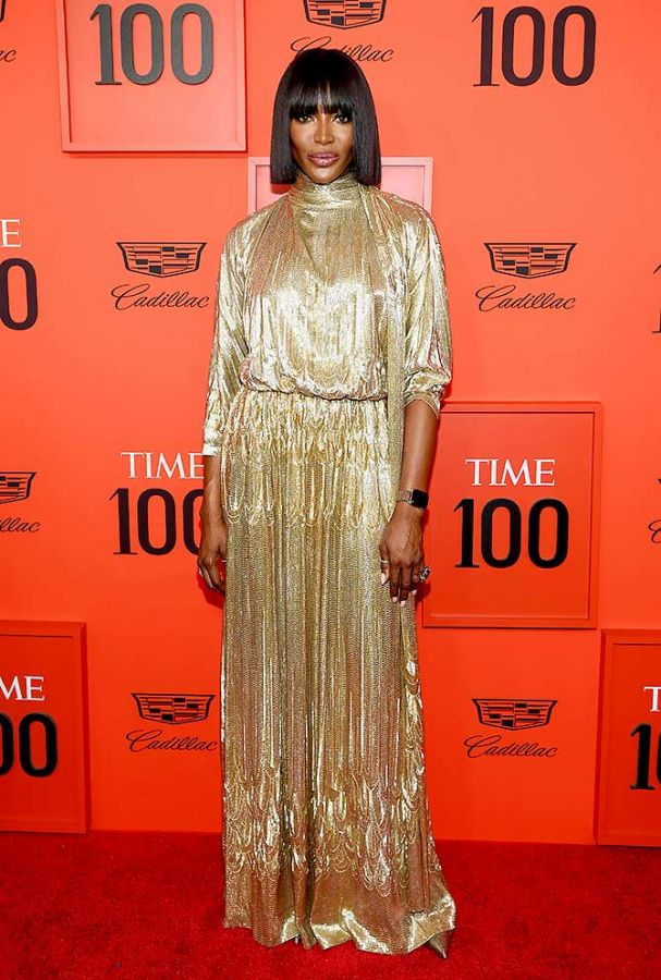 Naomi Campbell attends Time Gala 100 in New York on April 23, 2019
