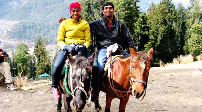 Joseph and Jisa in Kashmir