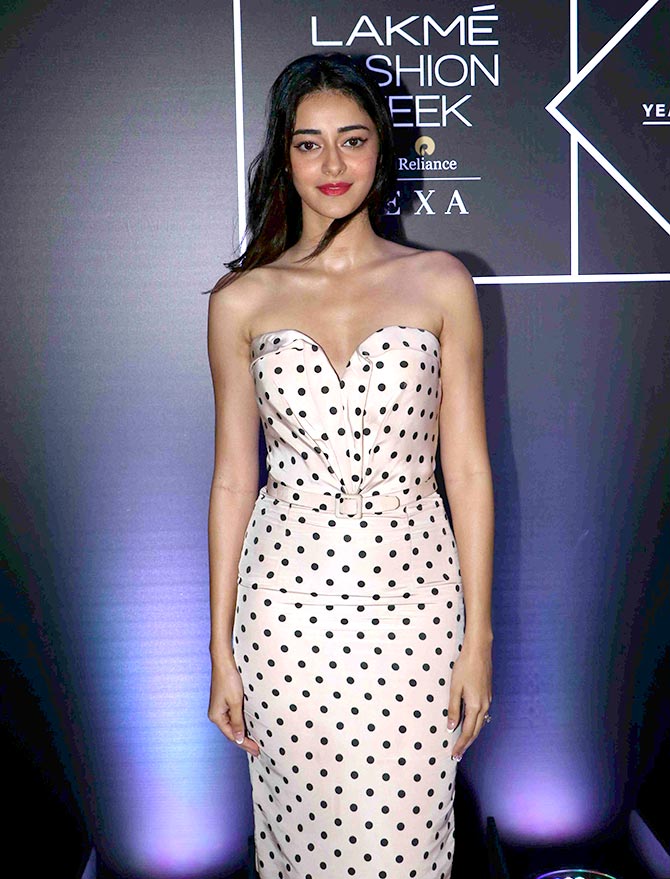 Ananya Panday glams up the red carpet