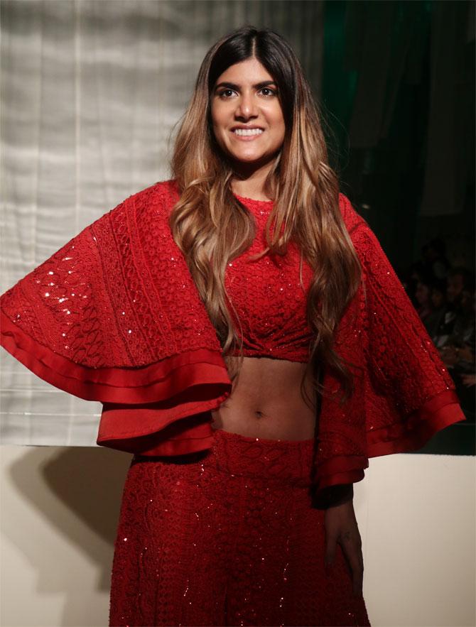 Ananya Birla attends Manish Malhotra's show at Lakme Fashion Week Winter/Festive 2019 in Mumbai