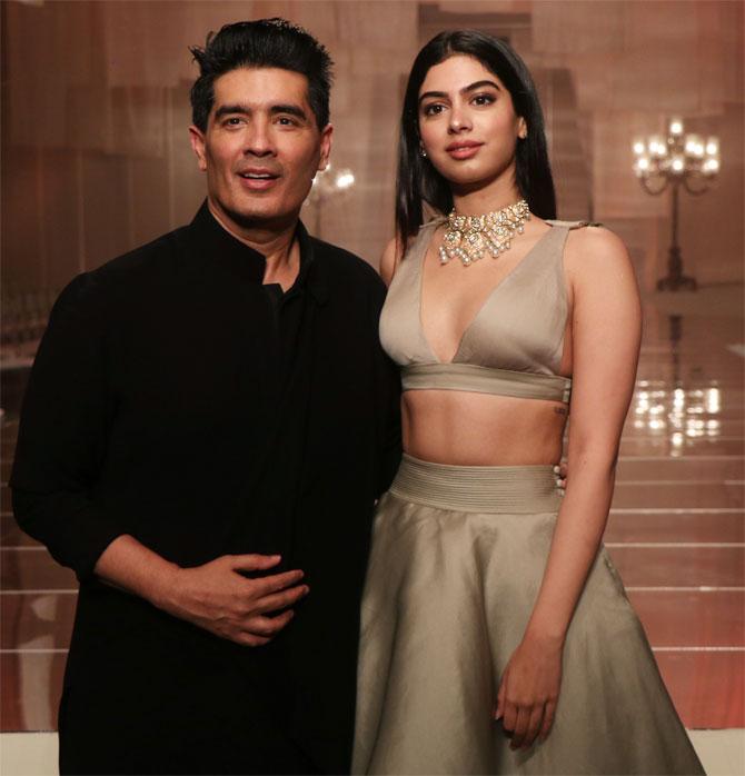 Khushi Kapoor attends Manish Malhotra's show at Lakme Fashion Week Winter/Festive 2019 in Mumbai