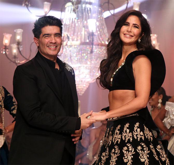 Katrina Kaif walks for Manish Malhotra at Lakme Fashion Week Winter Festive 2019