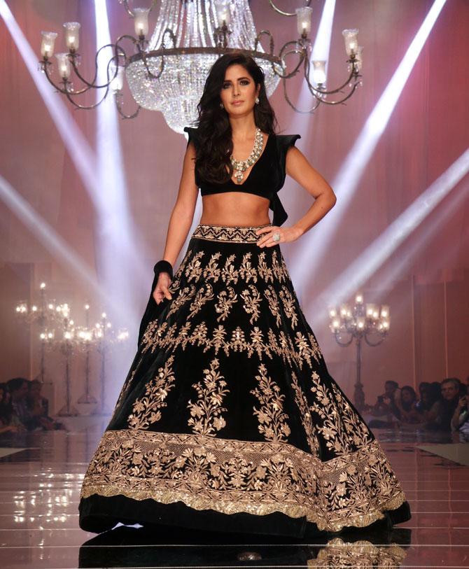 Katrina Kaif walks for Manish Malhotra at Lakme Fashion Week Winter Festive 2019