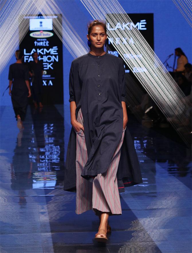 Sumeet Vyas walks for Three at Lakme Fashion Week