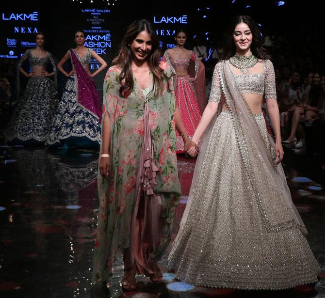 Ananya Panday walks for Anushree Reddy