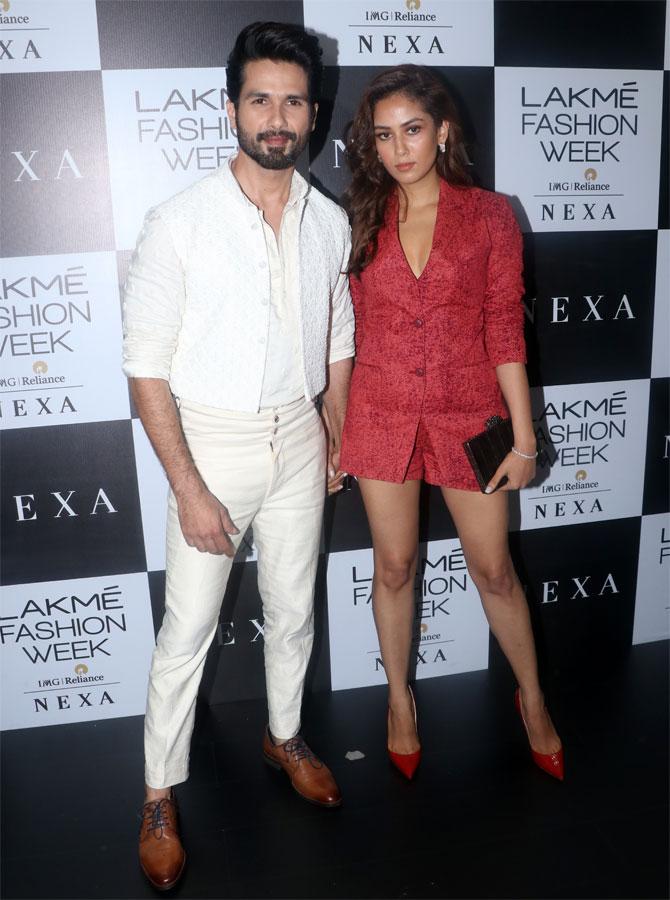 Shahid Kapoor and Mira Rajput