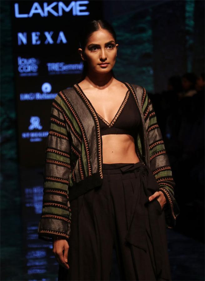 Sobhita Dhulipala walks at Lakme Fashion Week