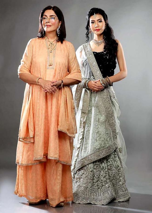 Zeenat Aman and Imlibenla Wati
