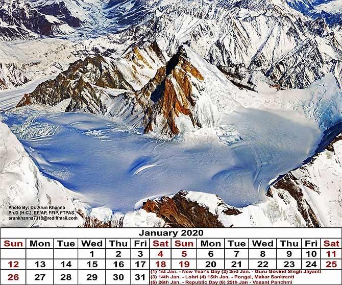 Arun Khanna's travel inspired e-calendar for 2020