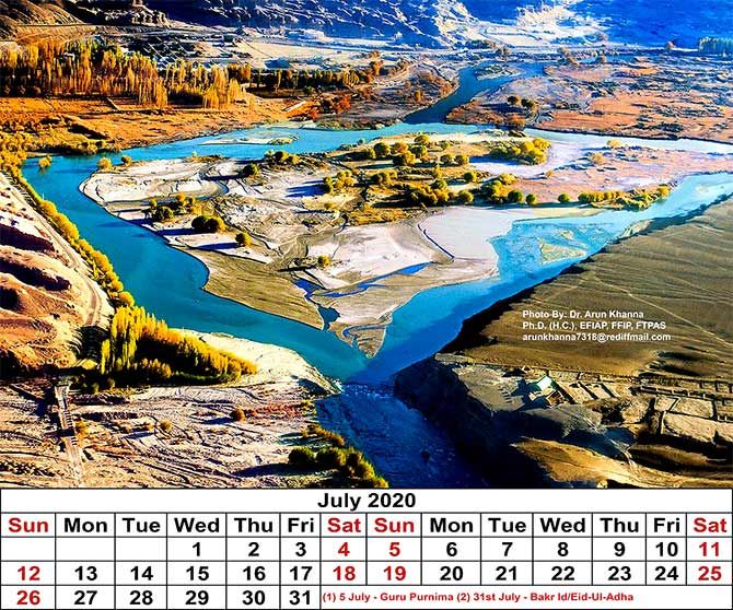 Arun Khanna's travel inspired e-calendar for 2020
