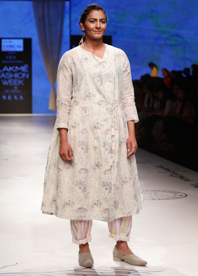 Geeta Phogat at Lakme fashion week