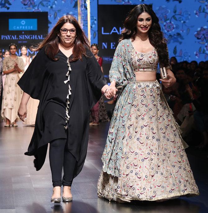 Mouni Roy walks for Payal Singhal