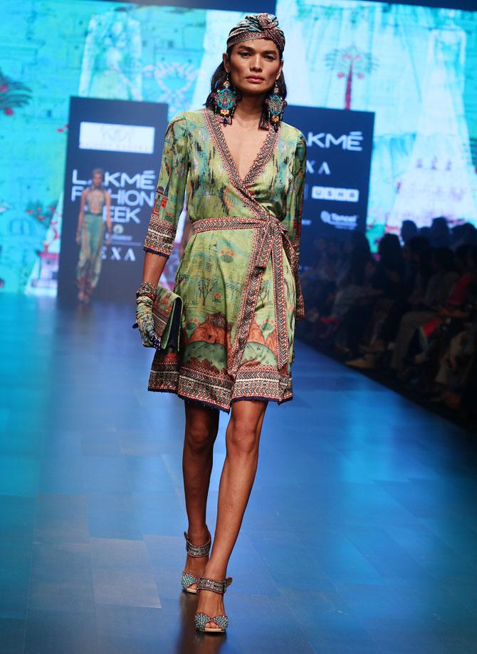 Rajdeep Ranawat presents his collection at LFW 2019