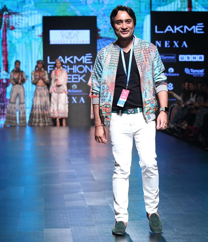 Rajdeep Ranawat presents his collection at LFW 2019