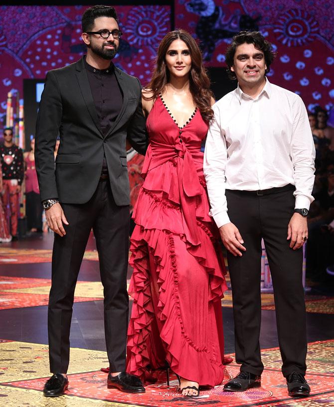 Vaani Kapoor walks for Shivan and Narresh at Lakme Fashion Week Summer/Resort 2019