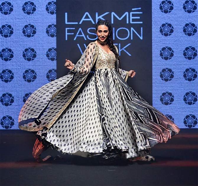 Karisma Kapur at Lakme Fashion Week summer/resort 2019