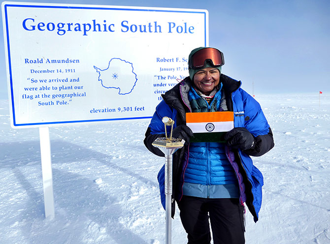 How an IPS officer conquered Antarctica - Rediff.com
