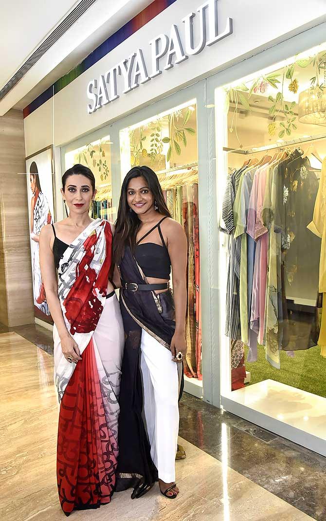 Karisma at Satya Paul's Spice Bloom launch in Mumbai