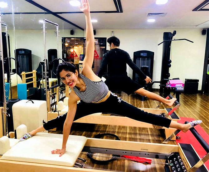 Guess how Sonnalli Seygall spent her Christmas? Hint - It's all about  fitness