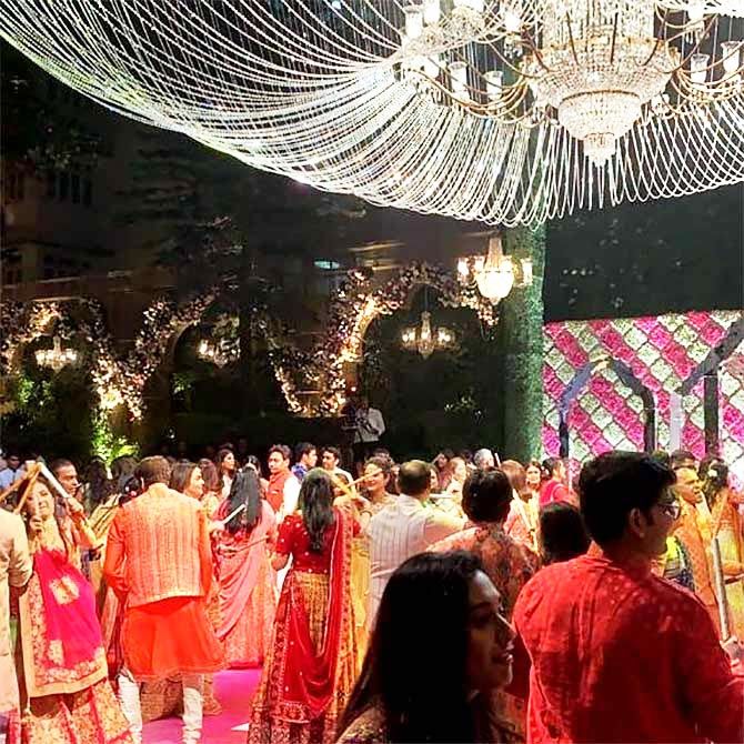 Akash Ambani's pre-wedding celebrations in Mumbai