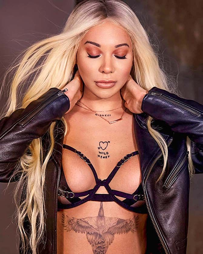 Munroe Bergdorf, 31, who is creating headlines for being a transgender mode...