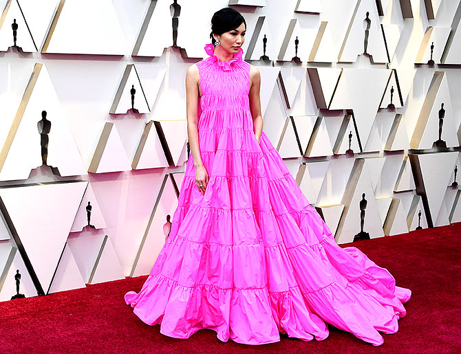 Why did everyone wear pink to the Oscars this year?