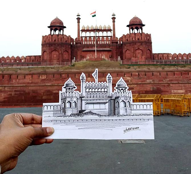 Vivek Wagh and Varsha Nair are turning Indian landmarks to art