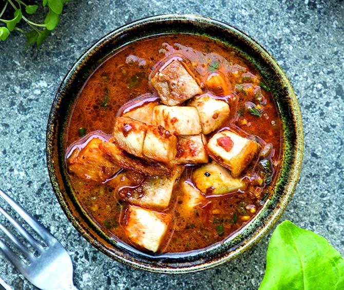 Bamboo and pork stir fry