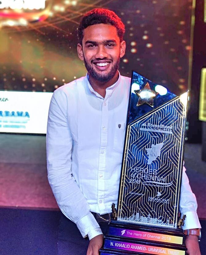 Khaalid Ahmed wins Heroes of Chennai 2018
